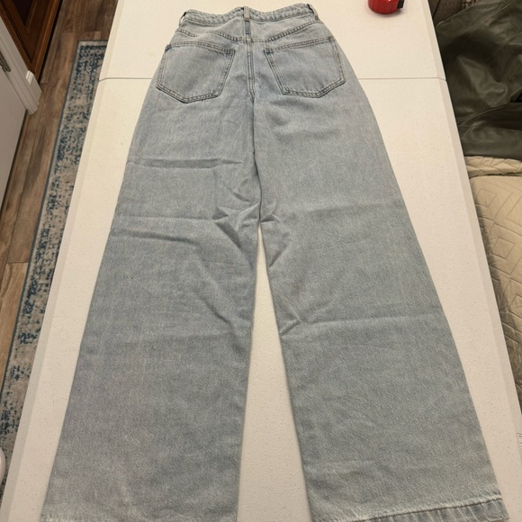 WeWoreWhat wide leg lightwash jeans - Picture 3 of 3